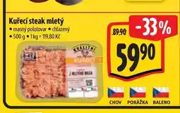 Albert Kuřecí steak mletý nabídka