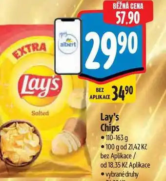 Albert Lay's Chips nabídka
