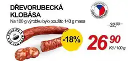 ZEMAN DŘEVORUBECKÁ KLOBÁSA nabídka