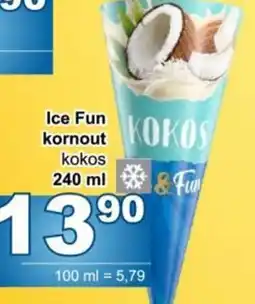 Jip Ice Fun kornout kokos nabídka