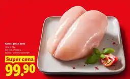 Lidl Kuřecí prsa s kostí nabídka