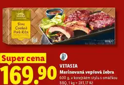 Lidl VITASIA Marinovaná vepřová žebra nabídka