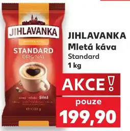 Kaufland JIHLAVANKA Mletá káva nabídka
