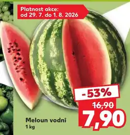 Kaufland Meloun vodní nabídka