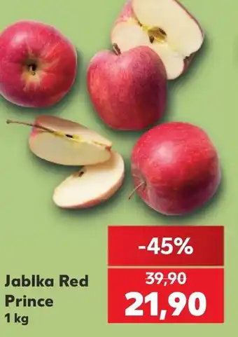 Kaufland Jablka Red Prince nabídka
