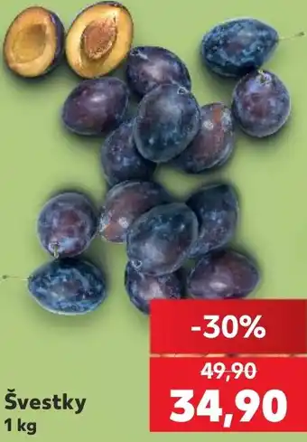 Kaufland Švestky nabídka