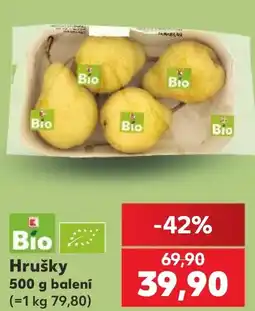 Kaufland Hrušky nabídka