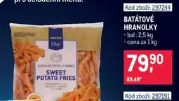 Makro Batátové hranolky nabídka