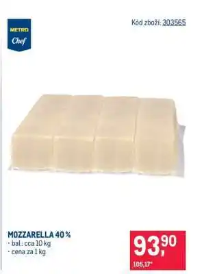 Makro Mozzarella 40 % nabídka