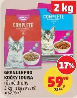 Penny Market GRANULE PRO KOČKY LOUISA různé druhy nabídka