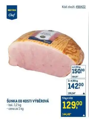 Makro Šunka od kosti výběrová nabídka