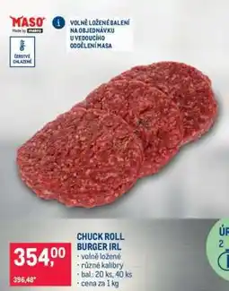 Makro CHUCK ROLL BURGER IRL nabídka