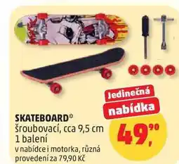 Penny Market SKATEBOARD šroubovací, cca 9,5 cm, 1 balení nabídka