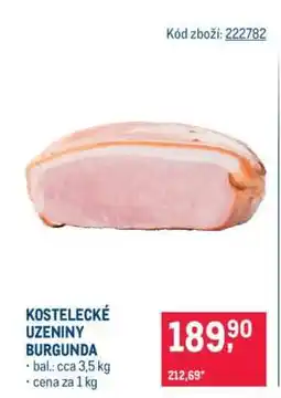 Makro KOSTELECKÉ UZENINY BURGUNDA nabídka
