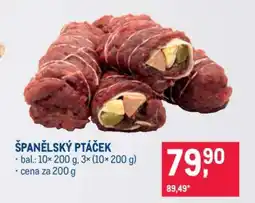 Makro ŠPANĚLSKÝ PTÁČEK nabídka
