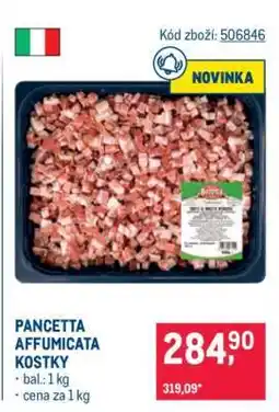 Makro PANCETTA AFFUMICATA KOSTKY nabídka