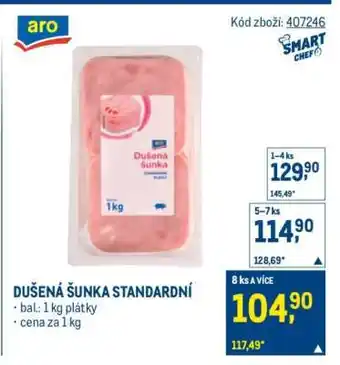 Makro Dušená šunka standardní nabídka
