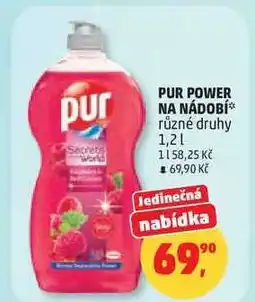 Penny Market PUR POWER NA NÁDOBÍ různé druhy nabídka