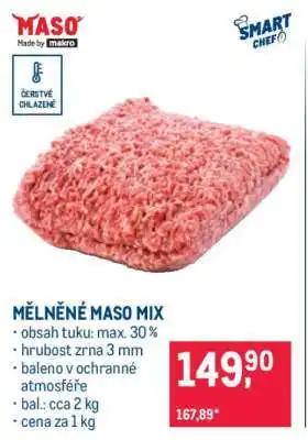 Makro Mělněné maso mix nabídka