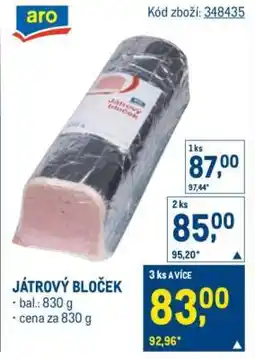 Makro Játrový bloček nabídka