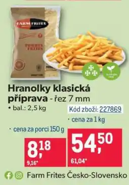 Makro HRANOLKY KLASICKÁ PŘÍPRAVA nabídka