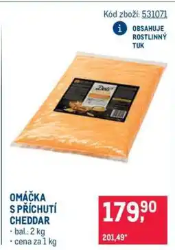 Makro OMÁČKA S PŘÍCHUTÍ CHEDDAR nabídka