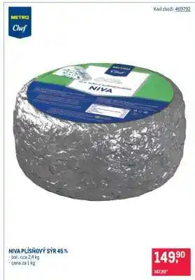 Makro NIVA PLÍSŇOVÝ SÝR 45 % nabídka