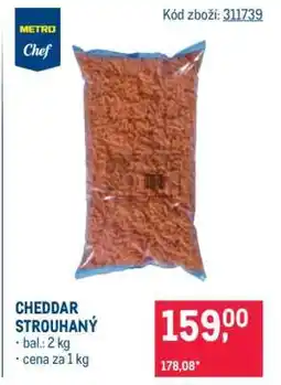 Makro Cheddar strouhaný nabídka