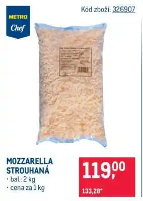 Makro Mozzarella strouhaná nabídka