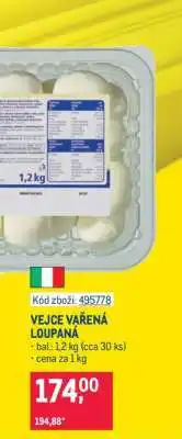 Makro VEJCE VAŘENÁ LOUPANÁ nabídka