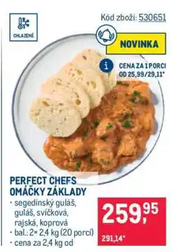 Makro PERFECT CHEFS OMÁČKY ZÁKLADY nabídka