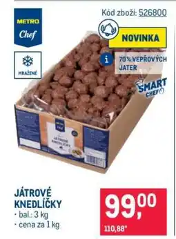 Makro Játrové knedlíčky nabídka