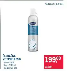 Makro ŠLEHAČKA VE SPREJI 35 % nabídka
