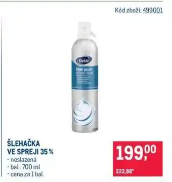Makro ŠLEHAČKA VE SPREJI 35 % nabídka