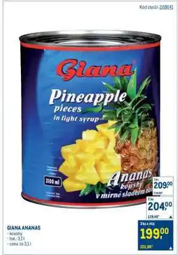Makro Giana Ananas nabídka