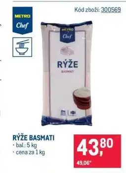 Makro Rýže basmati nabídka