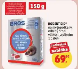Penny Market RODENTICID na myši/potkany, odolný proti vlhkosti a plísním, 1 balení nabídka