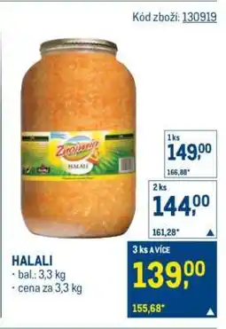 Makro Halali nabídka