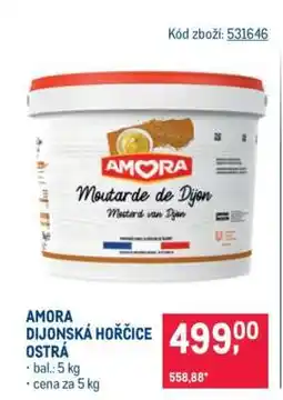 Makro AMORA Dijonská hořčice ostrá nabídka