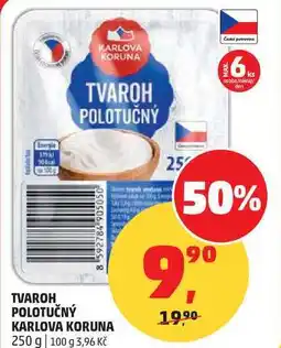 Penny Market TVAROH POLOTUČNÝ KARLOVA KORUNA nabídka