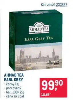 Makro AHMAD TEA EARL GREY nabídka