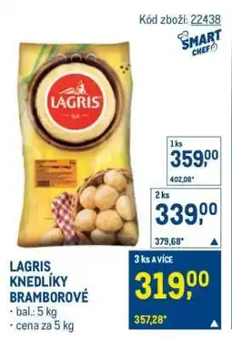 Makro LAGRIS KNEDLÍKY BRAMBOROVÉ nabídka