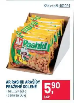 Makro Ar Rashid arašídy pražené solené nabídka