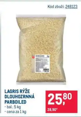 Makro LAGRIS RÝŽE DLOUHOZRNNÁ PARBOILED nabídka