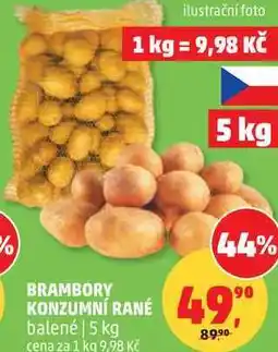 Penny Market BRAMBORY KONZUMNÍ RANÉ balené nabídka