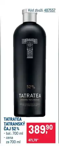 Makro Tatratea Tatranský čaj 52 % nabídka