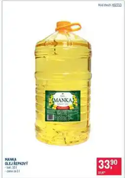 Makro Manka olej řepkový nabídka