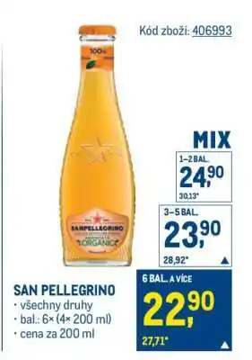 Makro San Pellegrino nabídka