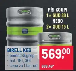 Makro BIRELL KEG nabídka