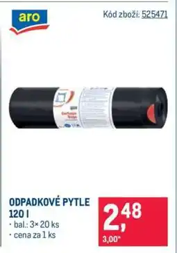 Makro ODPADKOVÉ PYTLE 120 l nabídka
